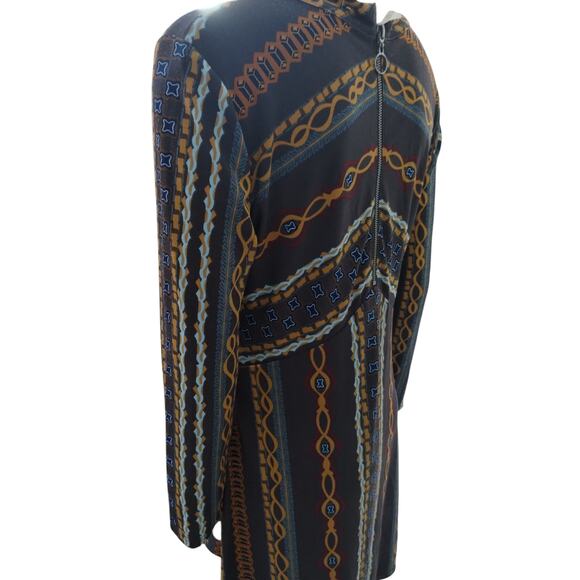 Free People Womens Stella knit Dress size M Aztec Western Cowgirl Vibes Boho - Picture 4 of 13